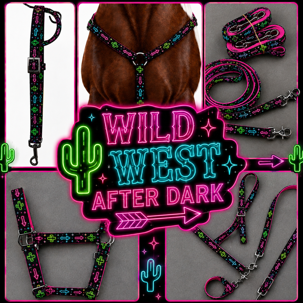 🌵⚡ Wild West After Dark Collection | Neon Western Horse Tack ⚡🌵