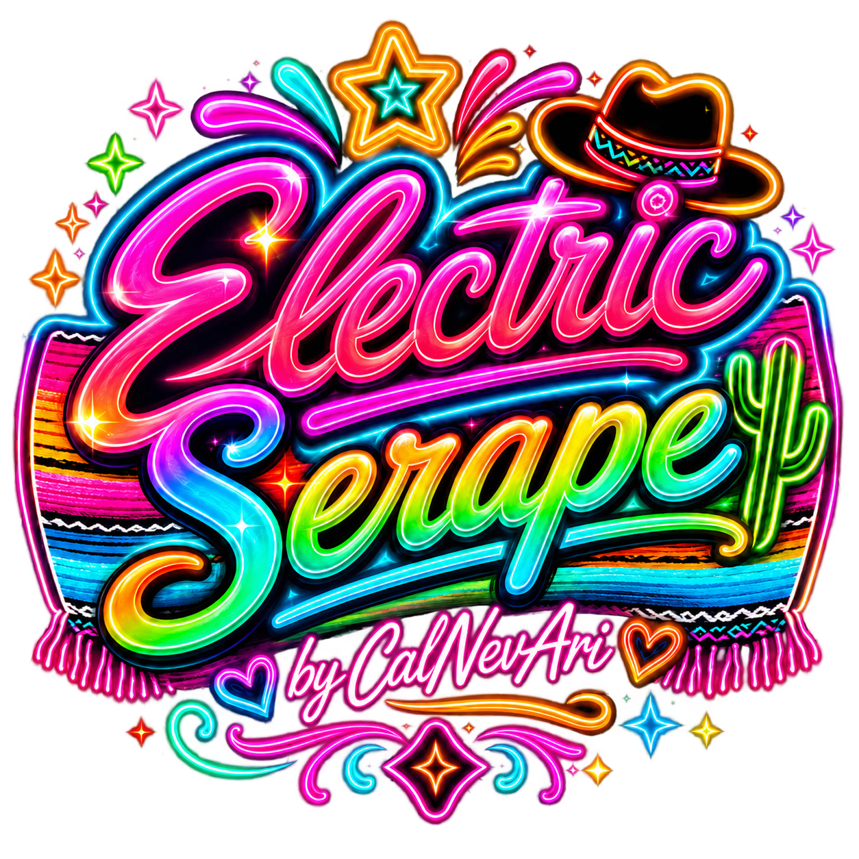 ⚡🌈 Electric Serape Collection | Bright Western Horse Tack 🌈⚡