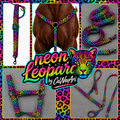 🌈🐆 NEON LEOPARD BY CALNEVARI TACK 🐆🌈