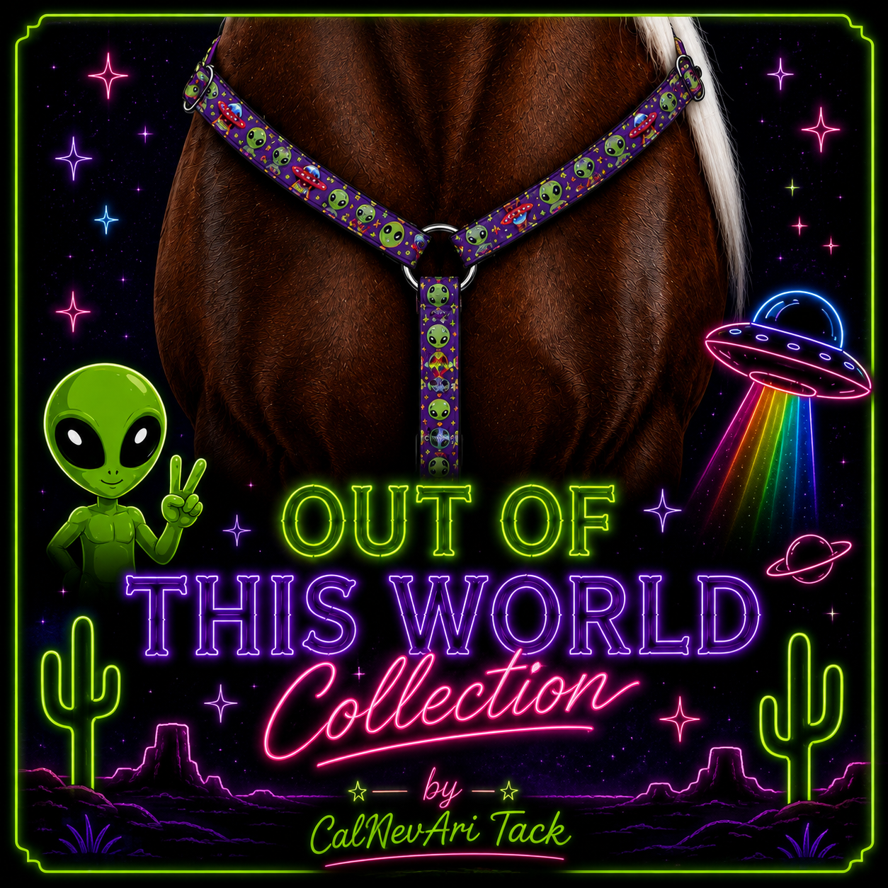 👽 Out of This World Collection | Alien & UFO Horse Tack